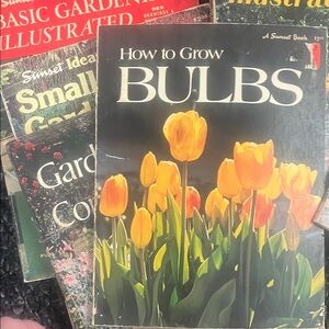 VINTAGE-  Sunset Gardening and Landscaping Book Collection 1974-1984